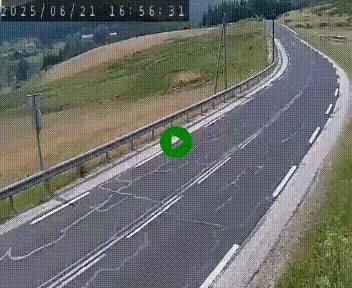 Webcam routière au niveau du col de la Chavade en Ardèche, sur la N102 à 1266 mètres d'altitude