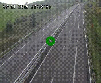 Caméra autoroutière France - A75, Montalies, à hauteur de Séverac-le-Chateau, en direction du viaduc de Millau