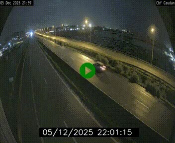 Webcam sur la N165 à hauteur de Caudan, dans le Morbihan.