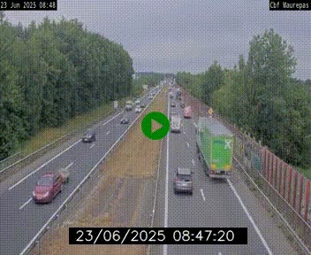 Webcam sur le périphérique de Rennes (N136) à hauteur de Maurepas, au nord de la ville