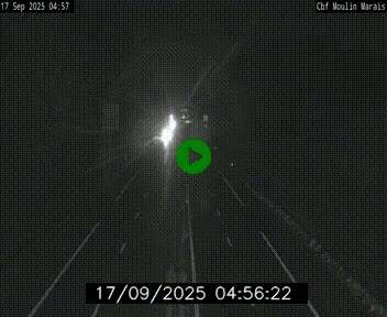 Webcam sur le périphérique de Nantes (N844) entre la Porte de Saint-Luce et la Porte d'Anjou, à l'est de la ville