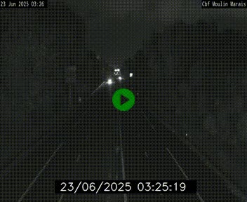 Webcam sur le périphérique de Nantes (N844) entre la Porte de Saint-Luce et la Porte d'Anjou, à l'est de la ville
