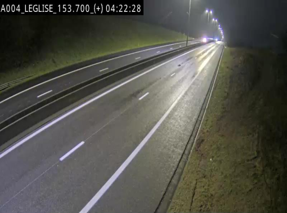Webcam autoroute E411 à hauteur de Léglise, en direction de Luxembourg