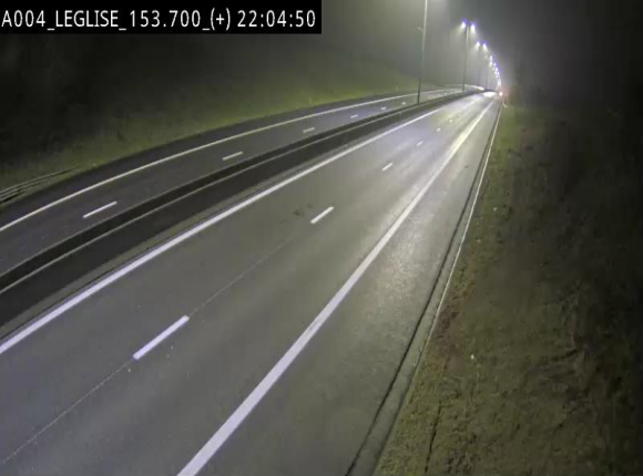 Webcam autoroute E411 à hauteur de Léglise, en direction de Luxembourg