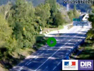 Webcam info trafic à proximité de Vizille sur la N85, au niveau du point de vue du Saut du Moine à Champagnier