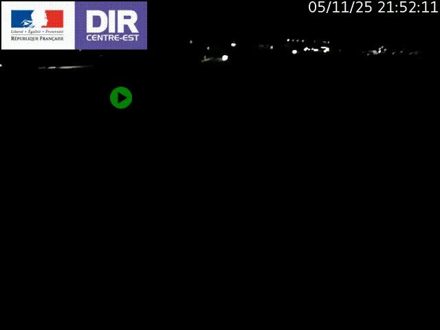 Webcam sur le contournement de Valence, sur la Nationale 7, caméra orientée vers Lyon