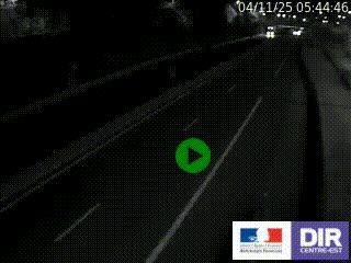 Caméra autoroutière sur l'A47 à hauteur de Givors, a proximité de Lyon. La webcam est orientée vers Lyon