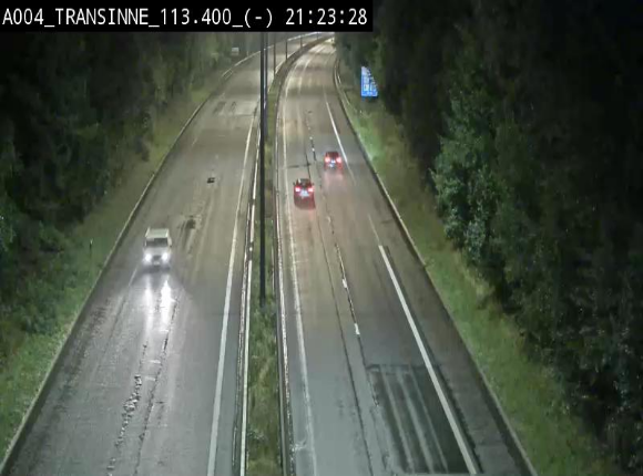 Caméra trafic E411 (A4) - Transinne direction Namur - BK 113.425
