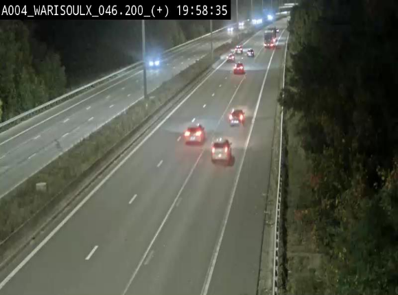 Webcam autoroute Belgique - Warissoulx - E411 - BK 46.2