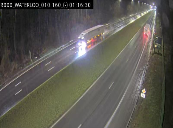 Webcam autoroute Belgique - Waterloo - R0 (ring de Bruxelles) - BK 12.3