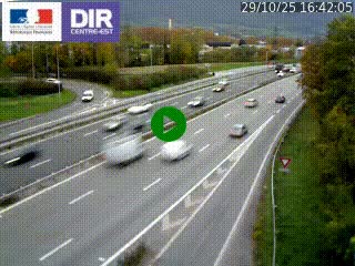 Caméra routière à hauteur de la sortie 15 Chambéry-centre au PK 4,103 en direction d'Albertville
