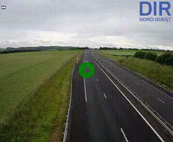 Webcam sur A84 à hauteur de l'échangeur de Poilley avec la N175, au sud d'Avranches