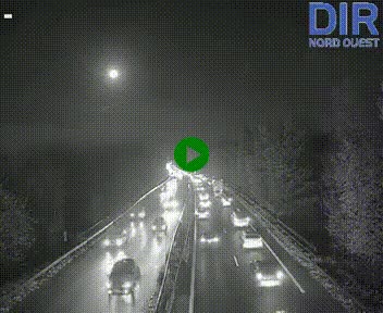 Webcam sur le périphérique de Caen (N814) à l'est de la ville, à Mondeville hauteur de la sortie 2, Presqu'île-Rives de l'Orne, au bout de l'autoroute A13