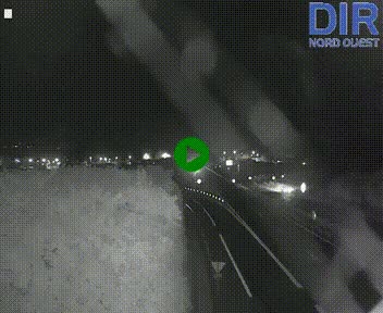 Webcam au début de l'A84 sur le périphérique Ouest de Caen (N814) à hauteur de la sortie 9, Porte de Bretagne
