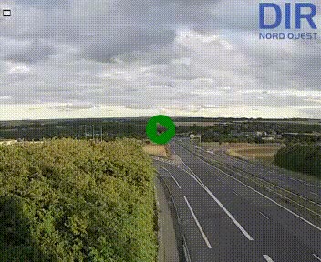 Webcam au début de l'A84 sur le périphérique Ouest de Caen (N814) à hauteur de la sortie 9, Porte de Bretagne