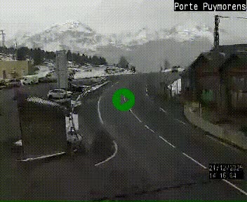 Webcam Col du Puymorens sur N320, en direction de Pas de la Casa (Andorre)