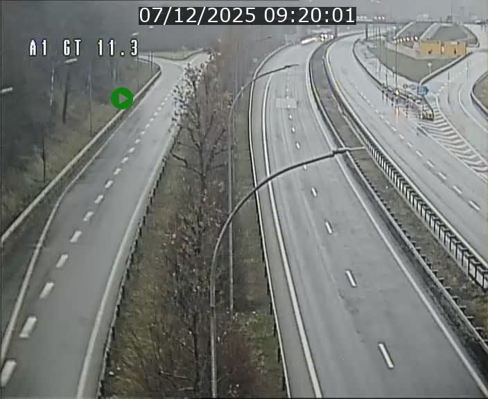 Traffic live webcam Luxembourg Senningerberg - A1 direction Allemagne - BK 11.3