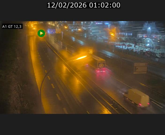 Traffic live webcam Luxembourg Senningerberg - A1 direction Allemagne - BK 12.3