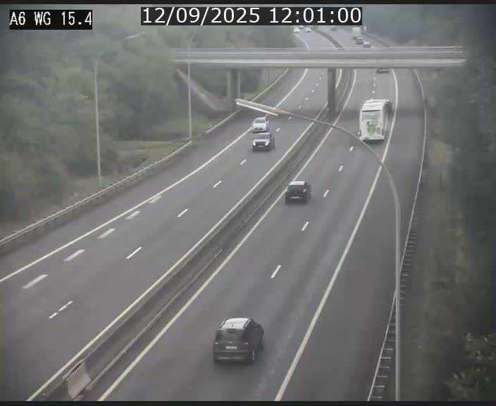 Traffic live webcam Luxembourg Capellen - A6 - BK 15.4 - direction Luxembourg/France/Allemagne