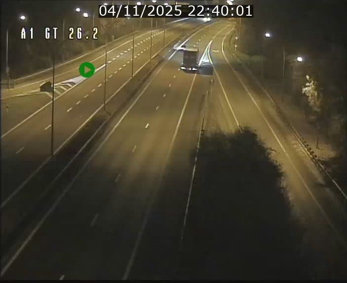 Traffic live webcam Luxembourg Grevenmacher - A1 direction Allemagne - BK 26.2