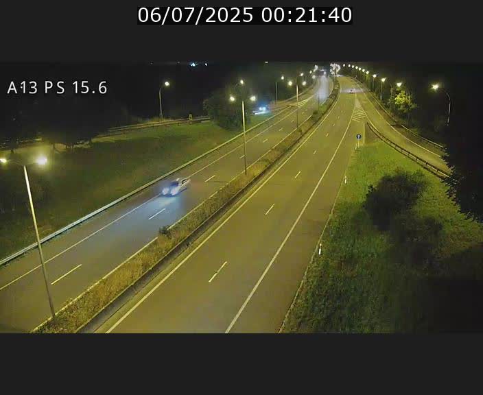 Traffic live webcam Luxembourg Kayl - A13 direction Dudelange - BK 15.6