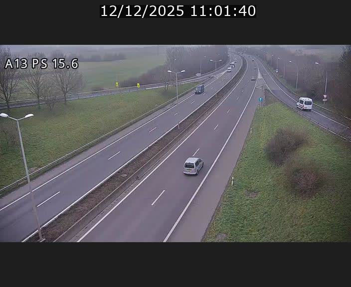 Traffic live webcam Luxembourg Kayl - A13 direction Dudelange - BK 15.6
