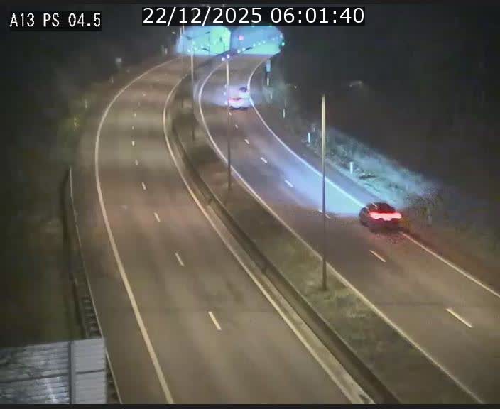 Traffic live webcam Luxembourg Differdange - A13 direction Esch-sur-Alzette - BK 4.5