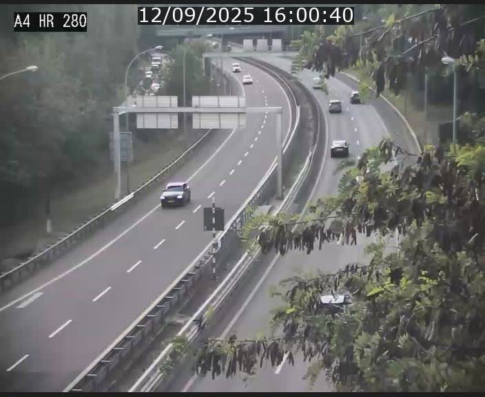 Webcam traffic A4 Luxembourg - BK 0.2 - P+R Bouillon (direction Luxembourg)