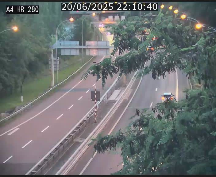 Webcam traffic A4 Luxembourg - BK 0.2 - P+R Bouillon (direction Luxembourg)