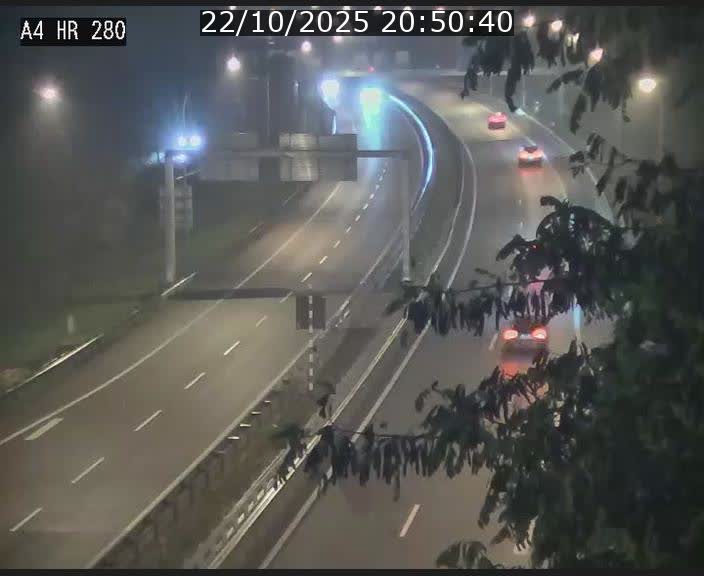 Webcam traffic A4 Luxembourg - BK 0.2 - P+R Bouillon (direction Luxembourg)