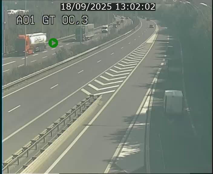 Traffic live webcam Luxembourg Croix de Gasperich - A1 direction Kirchberg - BK 0.3
