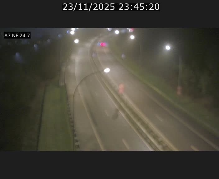 Caméra trafic Luxembourg - A7, Schieren direction Mersch