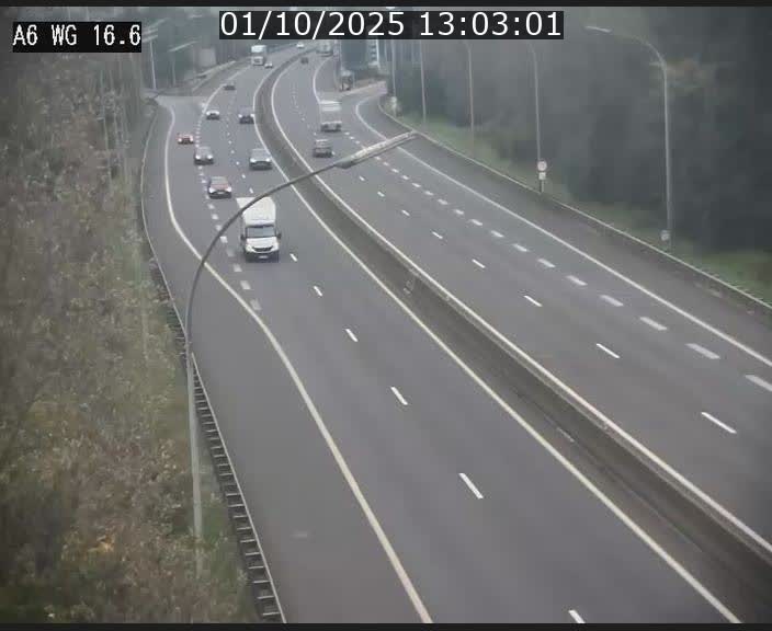 Traffic live webcam Luxembourg Aire de Capellen - A6 - BK 16.6 - direction Luxembourg/France/Allemagne