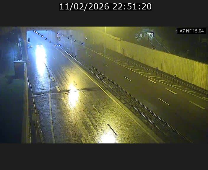 Caméra trafic Luxembourg - A7, Tunnel Mersch, entrée sud, direction Ettelbruck