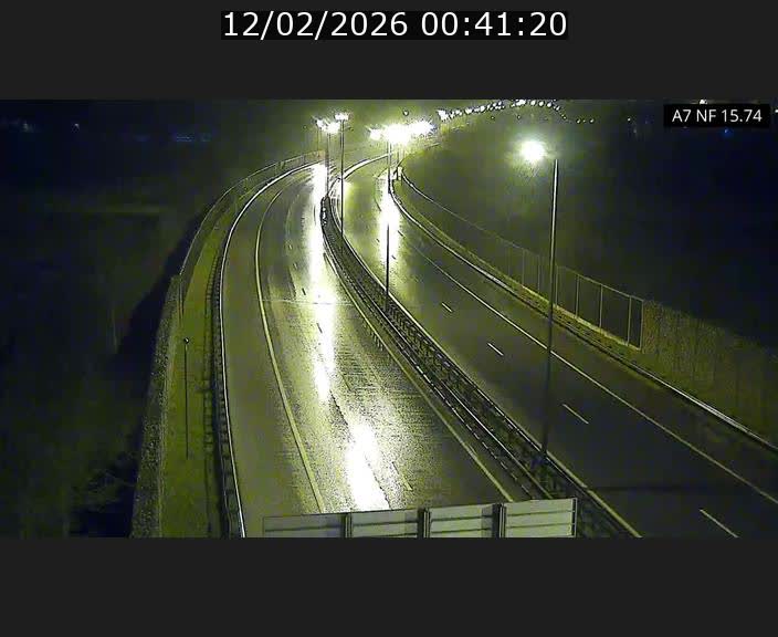 Caméra trafic Luxembourg - A7, Tunnel Mersch, entrée nord, direction Lorentzweiler