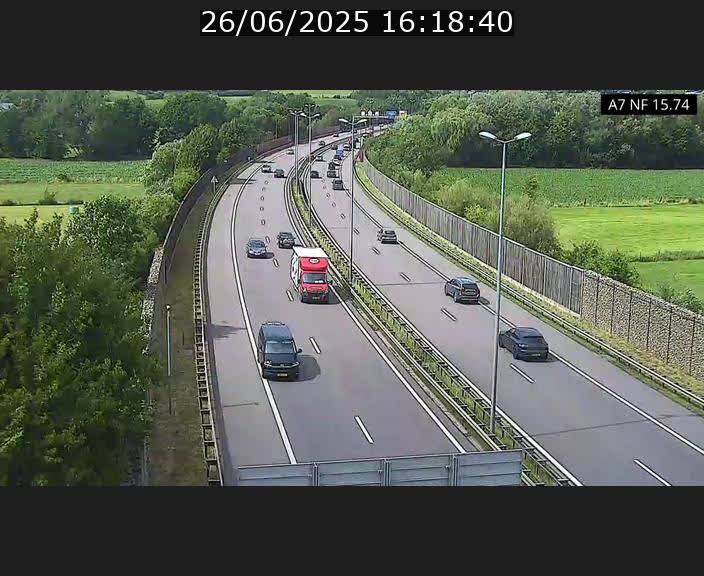 Caméra trafic Luxembourg - A7, Tunnel Mersch, entrée nord, direction Lorentzweiler
