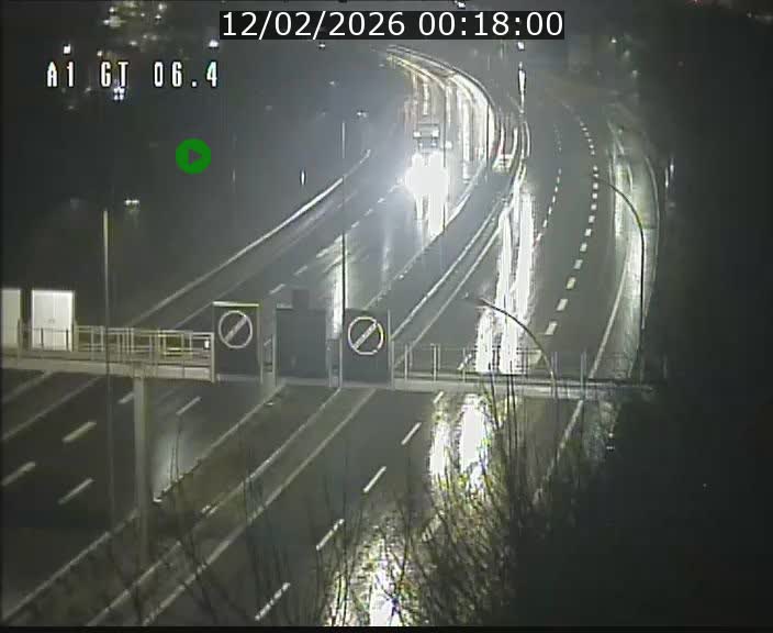 Traffic live webcam Luxembourg Hamm - A1 direction Sandweiler - BK 6.4