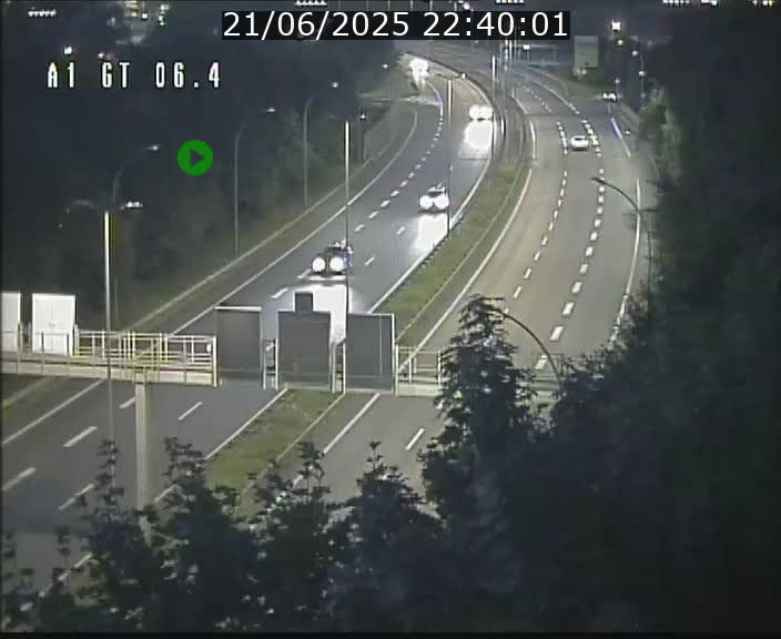 Traffic live webcam Luxembourg Hamm - A1 direction Sandweiler - BK 6.4