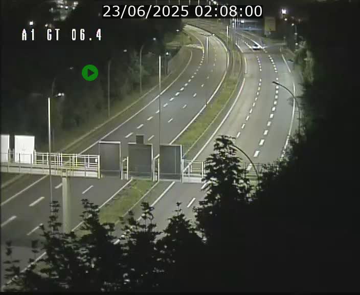 Traffic live webcam Luxembourg Hamm - A1 direction Sandweiler - BK 6.4