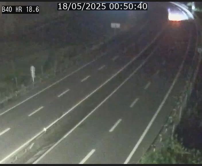 Webcam sur la route de liaison entre Micheville et Esch-Belval à la frontière entre le Luxembourg et la France. Vue orientée vers la Lorraine.