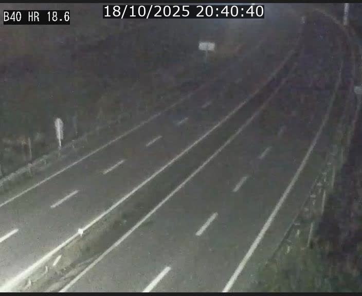 Webcam sur la route de liaison entre Micheville et Esch-Belval à la frontière entre le Luxembourg et la France. Vue orientée vers la Lorraine.