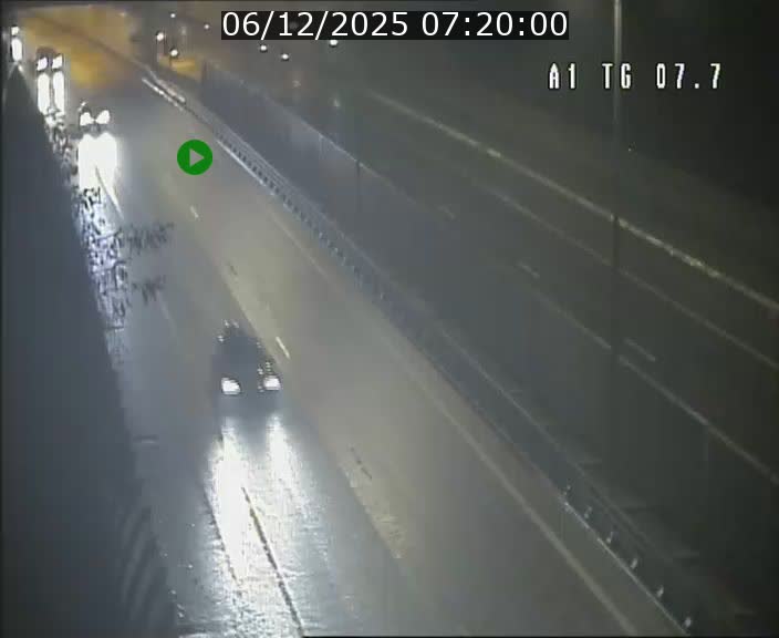 Traffic live webcam Luxembourg Kirchberg - A1 direction Luxembourg-ville - BK 7.7