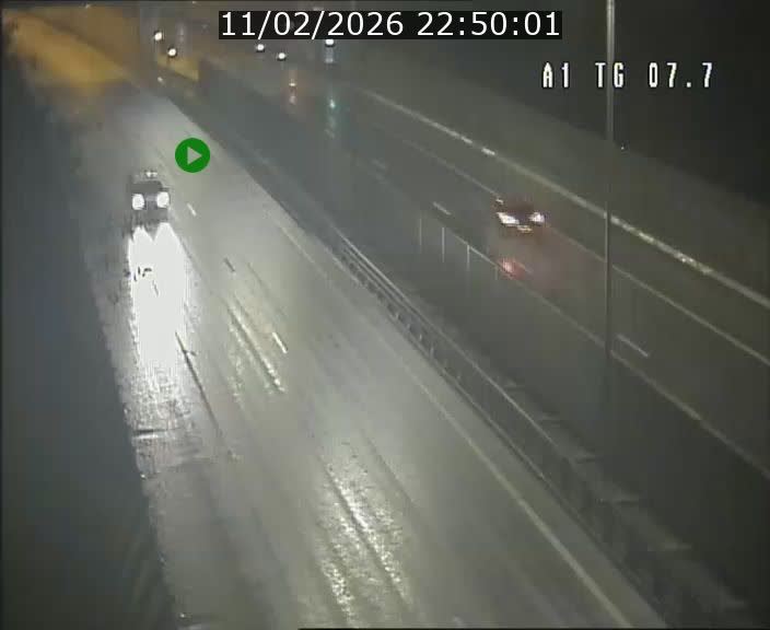 Traffic live webcam Luxembourg Kirchberg - A1 direction Luxembourg-ville - BK 7.7