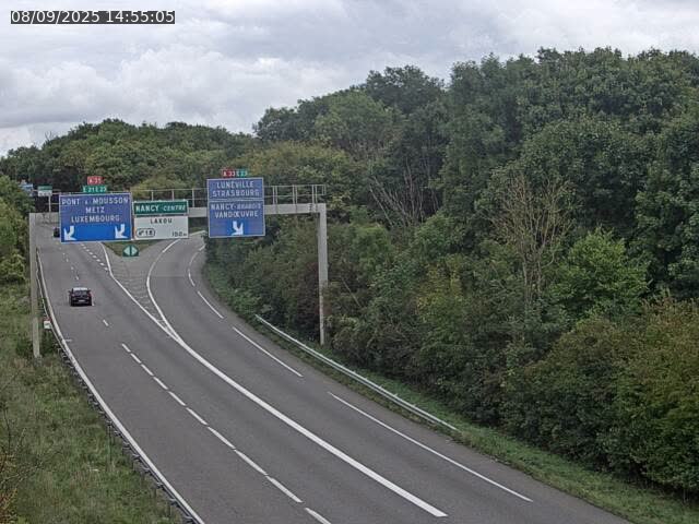 Caméra autoroute France - Biffurcation A31/A33, Laxou direction Nancy