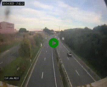 Webcam située à la Rochelle, à la fin de la N237 avant l'accès au péage du Pont de l'Île-de-Ré