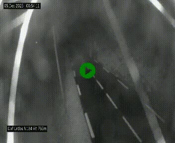 Webcam dans les Pyrénées Atlantique au niveau du col d'Urdos et du fort du Pourtalet sur la N134, en direction du Col et du tunnel du Somport, à 765 mètres d'altitude