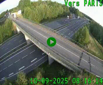 Clone of Caméra routière sur l'autoroute A20 au nord de Limoges, à la jonction avec la N520. Vue orientée vers Paris