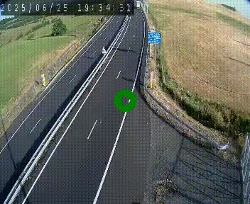 Caméra autoroute A75 à hauteur du col de la Fageole en direction de Clermont-Ferrand