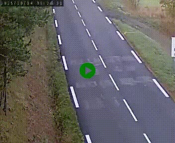 Caméra routière France - N102, au niveau du col de Montmirat à Saint-Etienne-du-Valdonnez à 1039 mètres d'altitude
