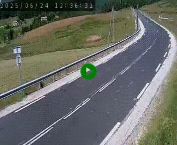 Webcam routière au niveau du col de la Chavade en Ardèche, sur la N102 à 1266 mètres d'altitude